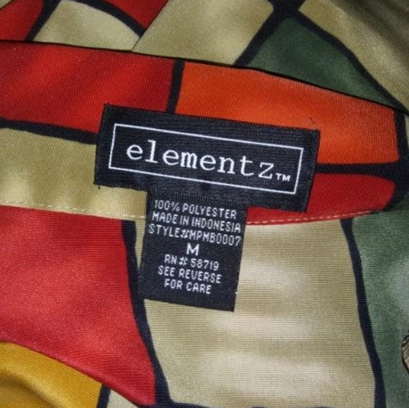 Elementz size Medium Color Block Blouse - Picture 3 of 5